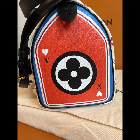 ♠️♥️♣️Louis Vuitton Game on Speedy 25 Bandolier♣️♥️♠️ - Picture 3 of 10